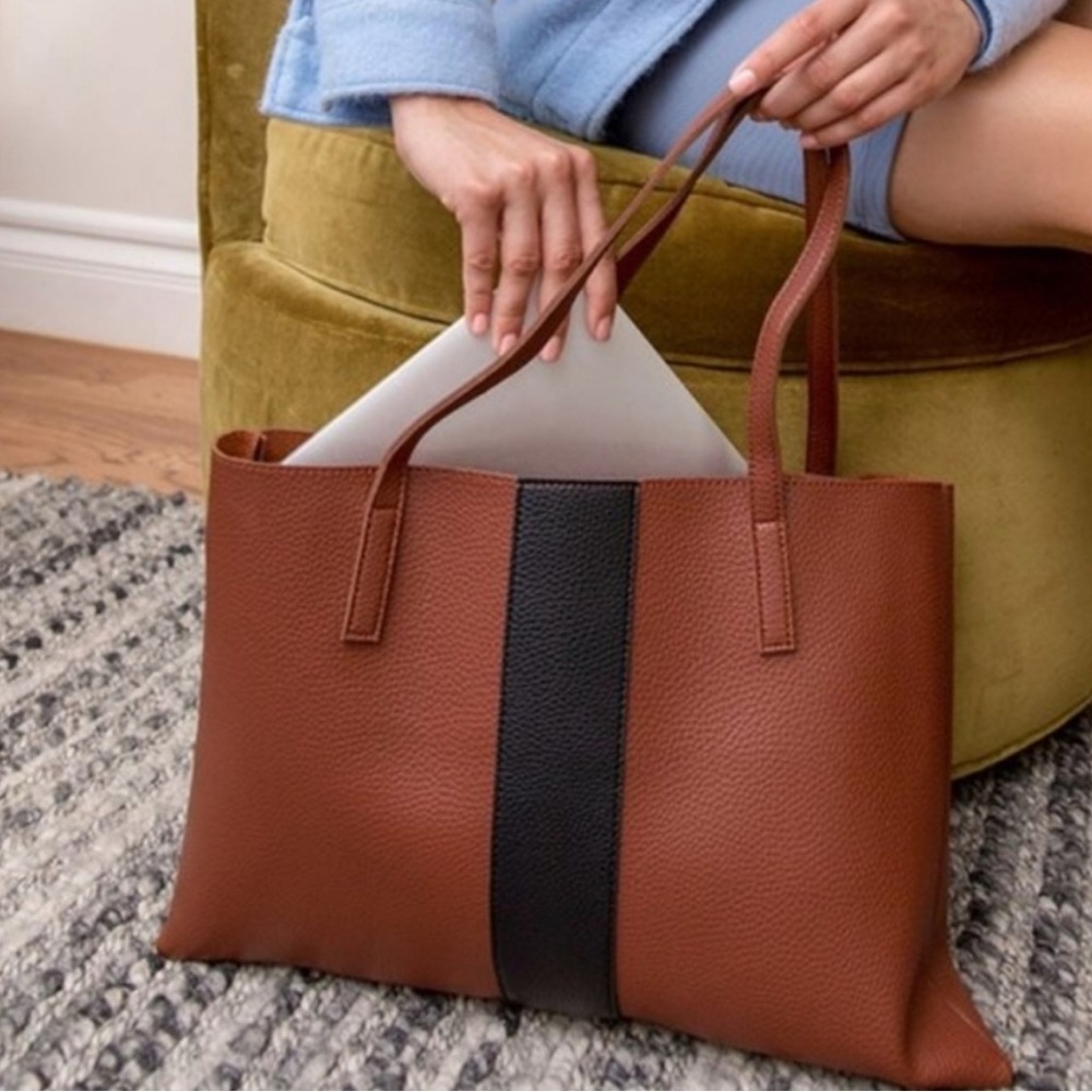 Vince Camuto Women’s Luck Vegan Leather Tote In Red Desert